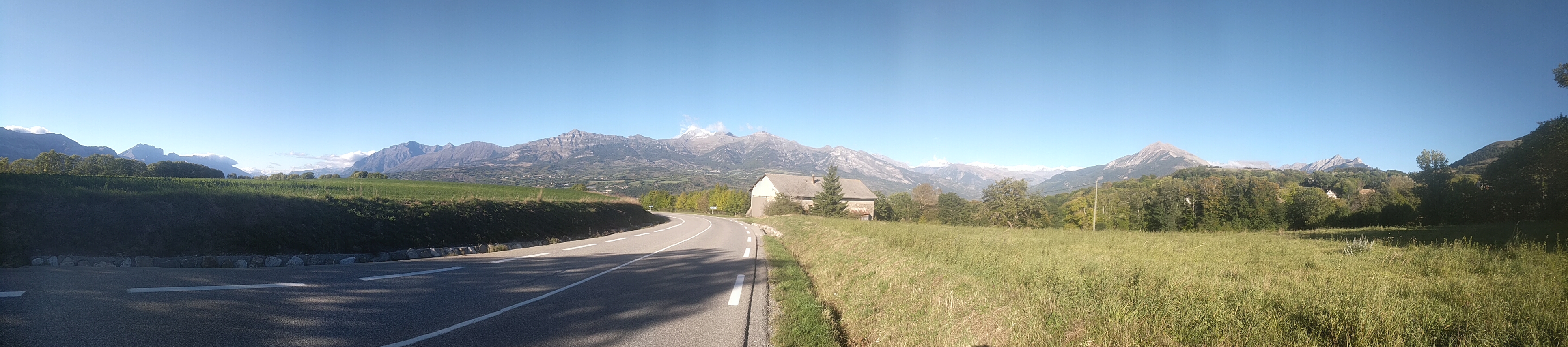 Radrunde Alpen Cote d'Azur Parc national des Ecrins von Manse aus