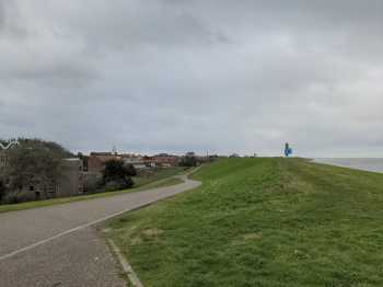 Radreise Nordsee - Tag 8 Den Helder Jurte Regen Sturm Holzofen AnnaP 