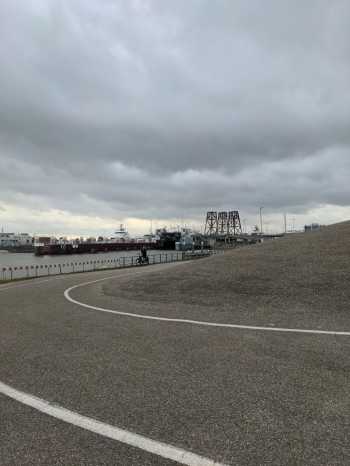 Radreise Nordsee - Tag 8 Den Helder Jurte Regen Sturm Holzofen AnnaP 