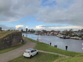 Radreise Nordsee - Tag 8 Den Helder Jurte Regen Sturm Holzofen AnnaP 