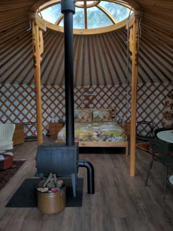 Radreise Nordsee - Tag 8 Den Helder Jurte Regen Sturm Holzofen AnnaP 