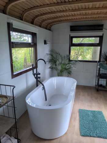 Radreise Nordsee - Tag 8 Den Helder Jurte Regen Sturm Holzofen AnnaP 