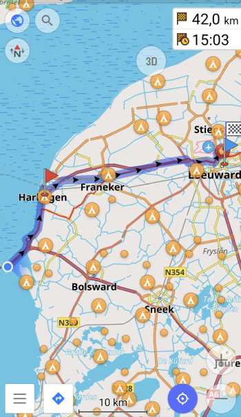 Radreise Nordsee - Tag 9 Anna P Ijslmeer Wattenmeer Leeuwarden 