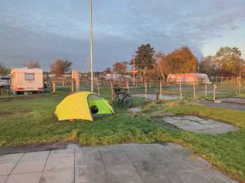 Radreise Nordsee - Tag 14 Fedderwaddersiel Bremerhaven Wattenmeer Containerwschiffe Fischerboote Weser Bremen Horstedt Camping 