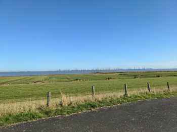 Radreise Nordsee - Tag 14 Fedderwaddersiel Bremerhaven Wattenmeer Containerwschiffe Fischerboote Weser Bremen Horstedt Camping 