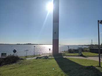 Radreise Nordsee - Tag 14 Fedderwaddersiel Bremerhaven Wattenmeer Containerwschiffe Fischerboote Weser Bremen Horstedt Camping 