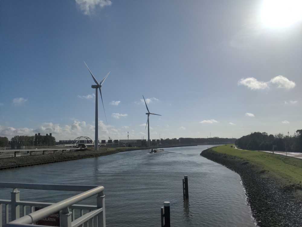 Radreise Nordsee -Tag 6 Zuid-Holland, Maassluis, Hoek van Holland ; Rhein Maas Mündung, Den Haag, Dünen, Strand, Nordsee, 