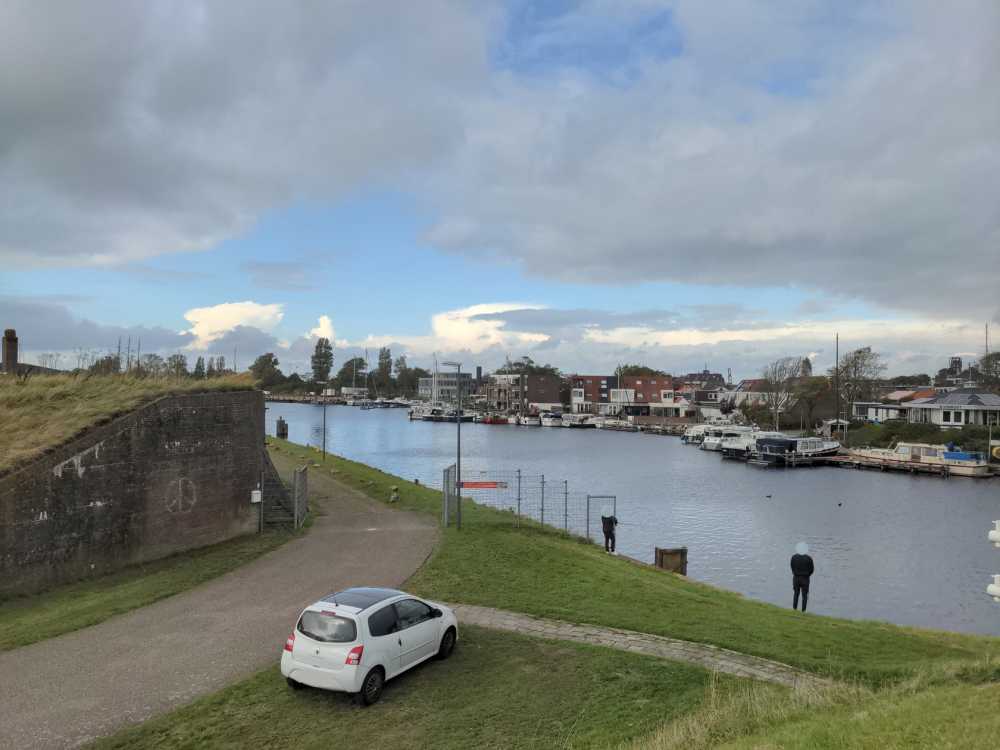 Radreise Nordsee -Tag 7 Noord-Holland  - Den Helder, Tex, Wattenmeer, Anna Paulowna, Deiche, Jurte, Holzofen, Sturm, Regen  