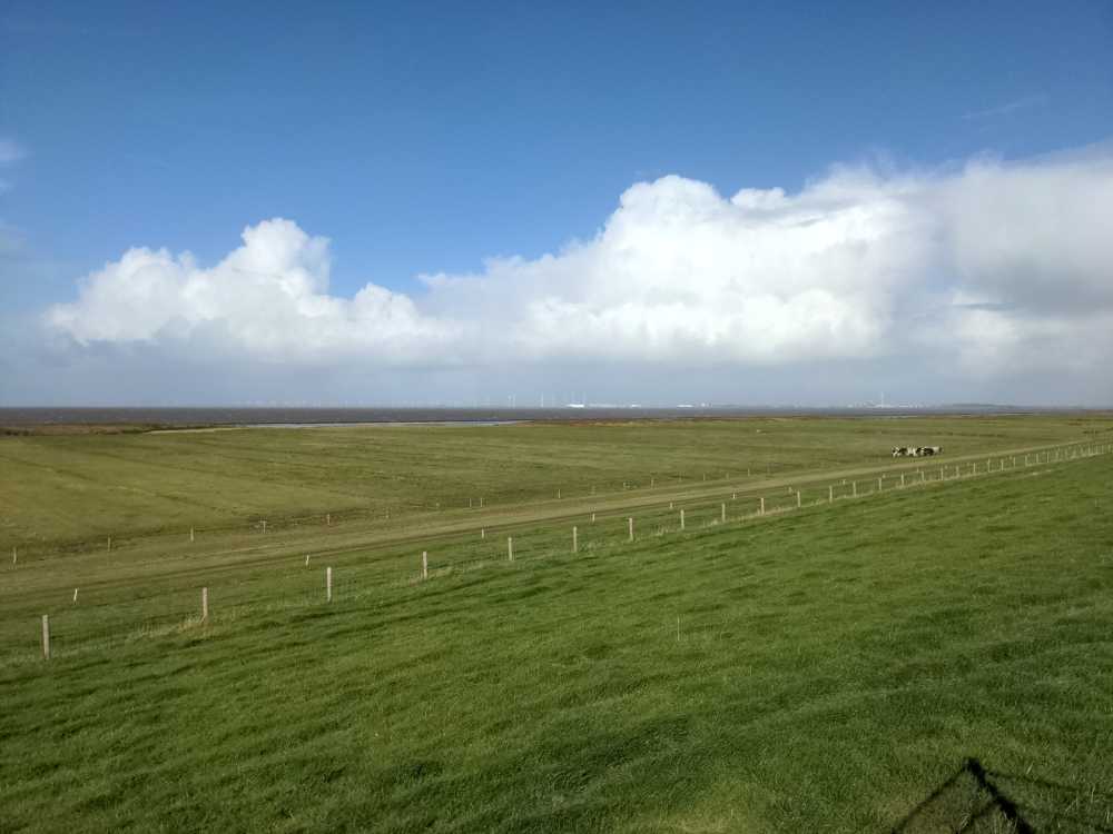 Radreise Nordsee -Delfzijl, Emsdelta, Ems, Deich, Leer, Jimme, Ssturm, Schauer  