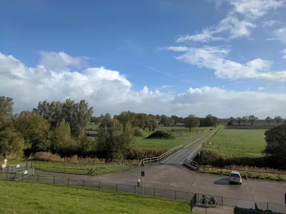 Radreise Nordsee -Delfzijl, Emsdelta, Ems, Deich, Leer, Jimme, Ssturm, Schauer  