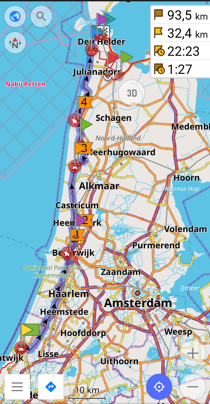 Radroute Terneuzen Hellelvoitsluis