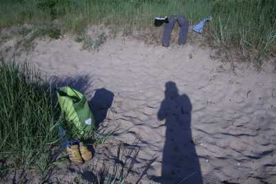 Bastad am Strand