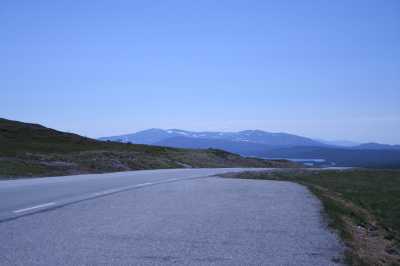 Route Nr. 705 an den Trondheimfjorden