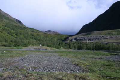  Am Langfjord 60 km vor ALta