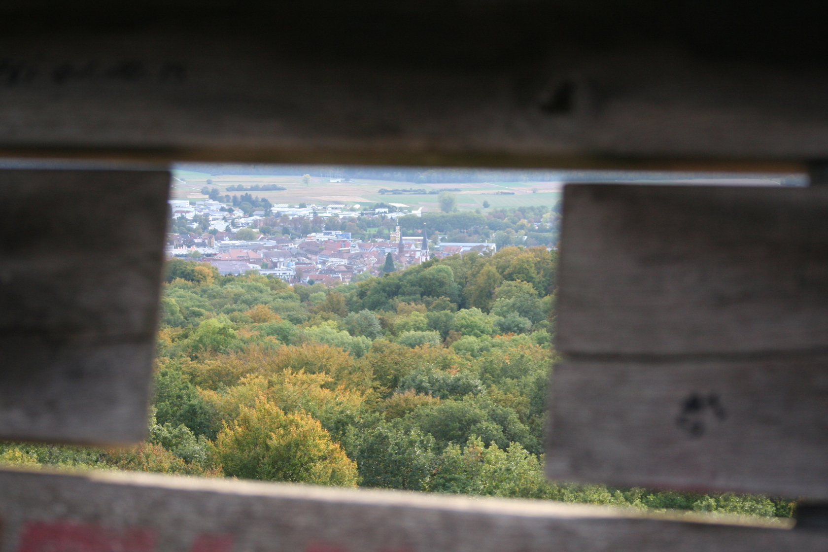 Eichbergturm-EM Kontrastbild 2 - Ferne scharf - Nähe unscharf