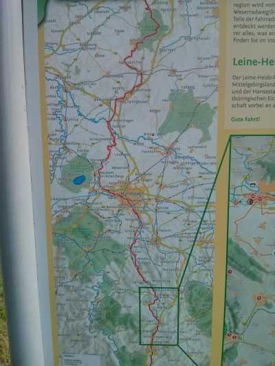 Leine - heide Radweg