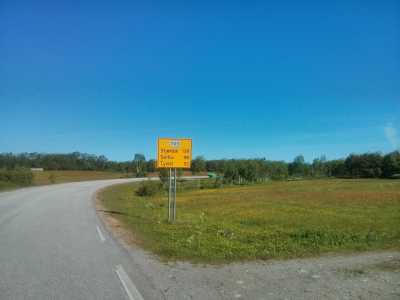 Route Nr. 705 an den Trondheimfjorden