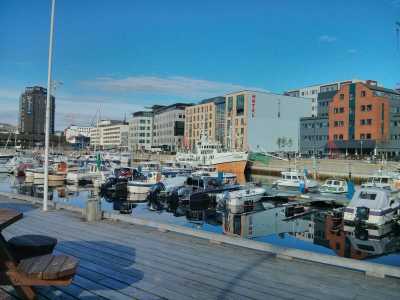   Bødø, Hafen und Stadtzentrum