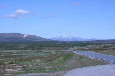 Route Nr. 705 an den Trondheimfjorden