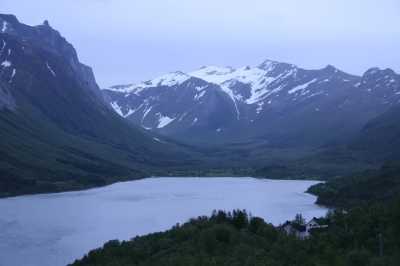Richtung Vassdalsvik - Bjaeranfjorden - Middagstuva (1236 N.N.