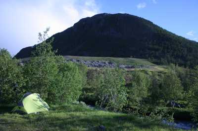  Am Langfjord 60 km vor ALta