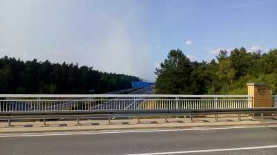 A9 leer wegen Waldbrand