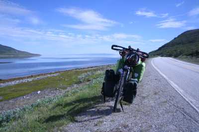 Skarvbergbucht, Nordkap, Porsangerfjord , Olderfjord - Lakselv - Skoganvarre 