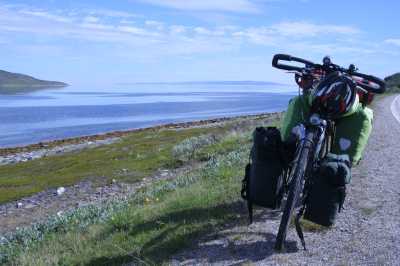 Skarvbergbucht, Nordkap, Porsangerfjord , Olderfjord - Lakselv - Skoganvarre 