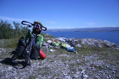 Skarvbergbucht, Nordkap, Porsangerfjord , Olderfjord - Lakselv - Skoganvarre 