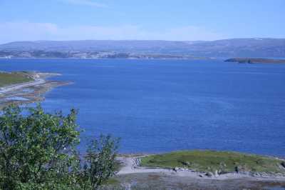 Skarvbergbucht, Nordkap, Porsangerfjord, Olderfjord - Lakselv - Skoganvarre  