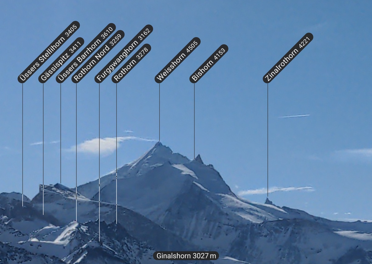 Bilder Unterbächd allis Schweiz Ginalshorn