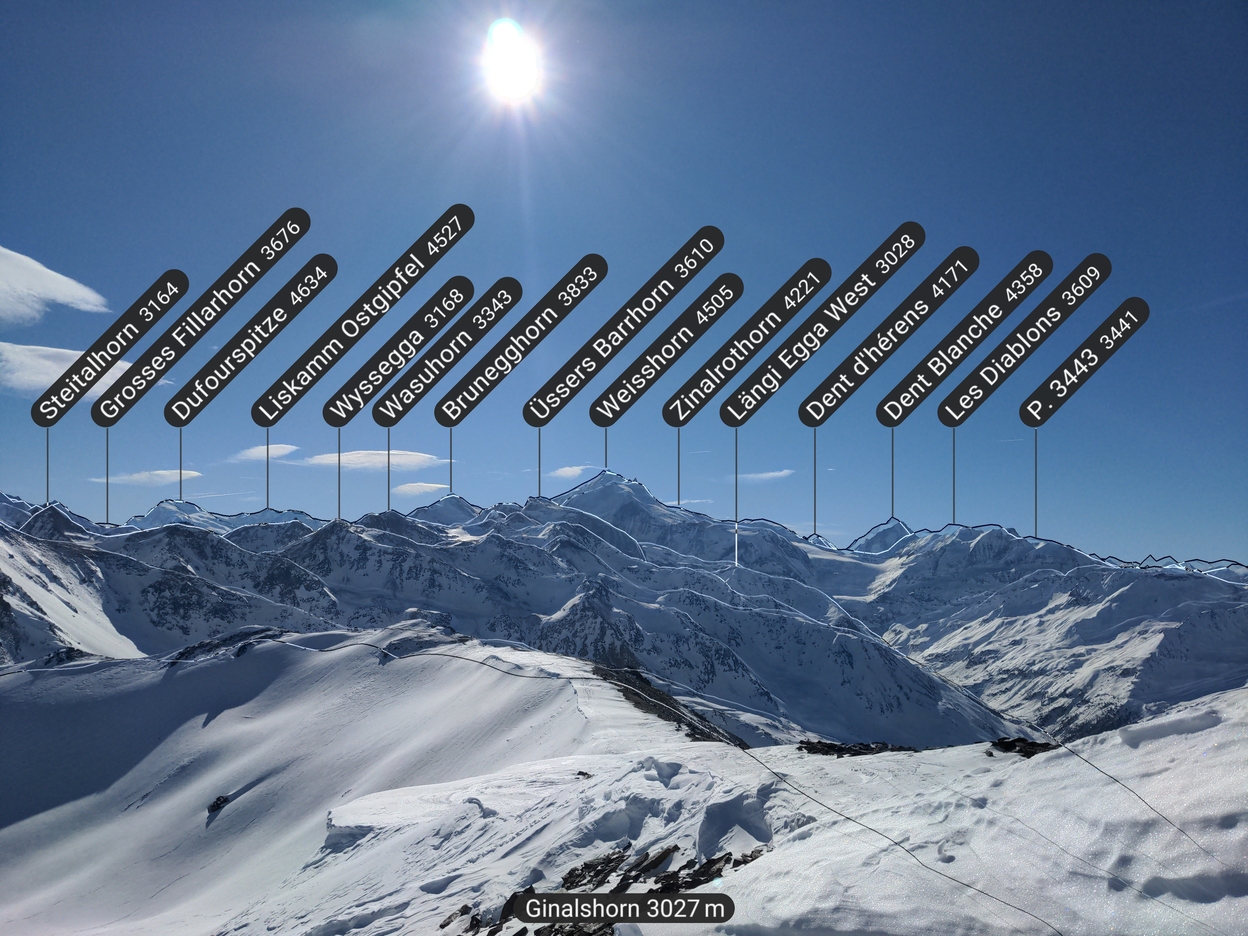 Bilder Unterbächd allis Schweiz Ginalshorn