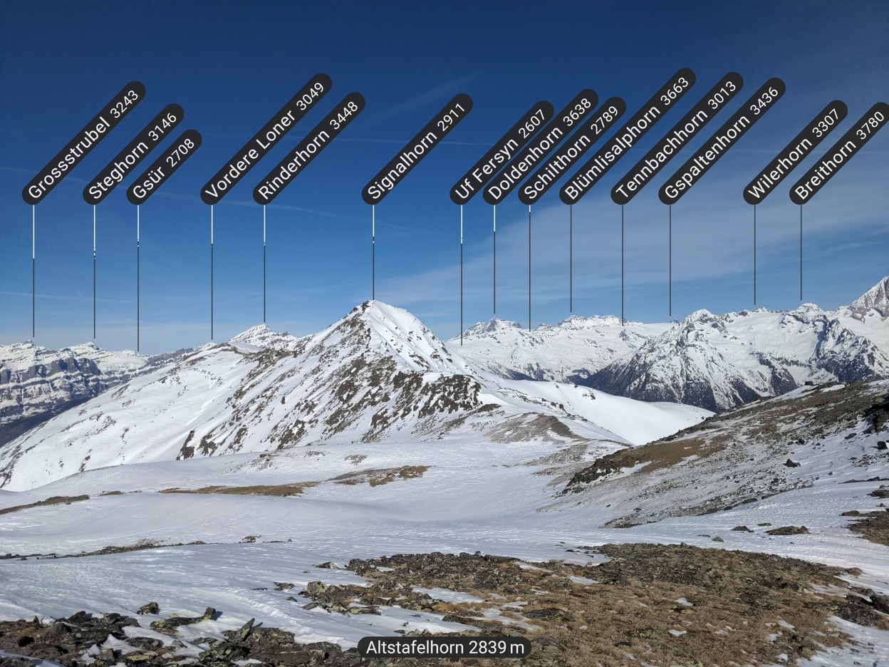Bilder Unterbächd allis Schweiz Ginalshorn