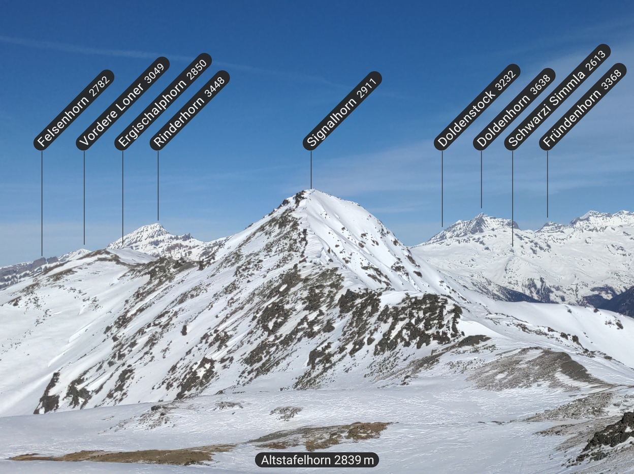 Bilder Unterbächd allis Schweiz Ginalshorn