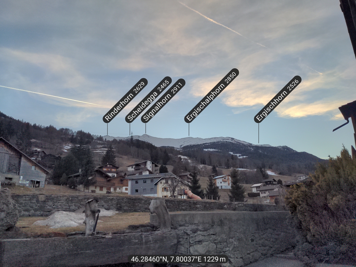 Bilder Unterbächd allis Schweiz Ginalshorn