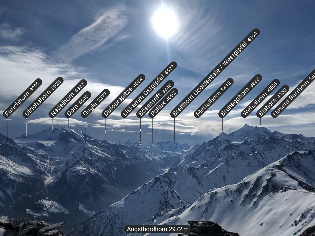 Bilder Unterbächd allis Schweiz Ginalshorn