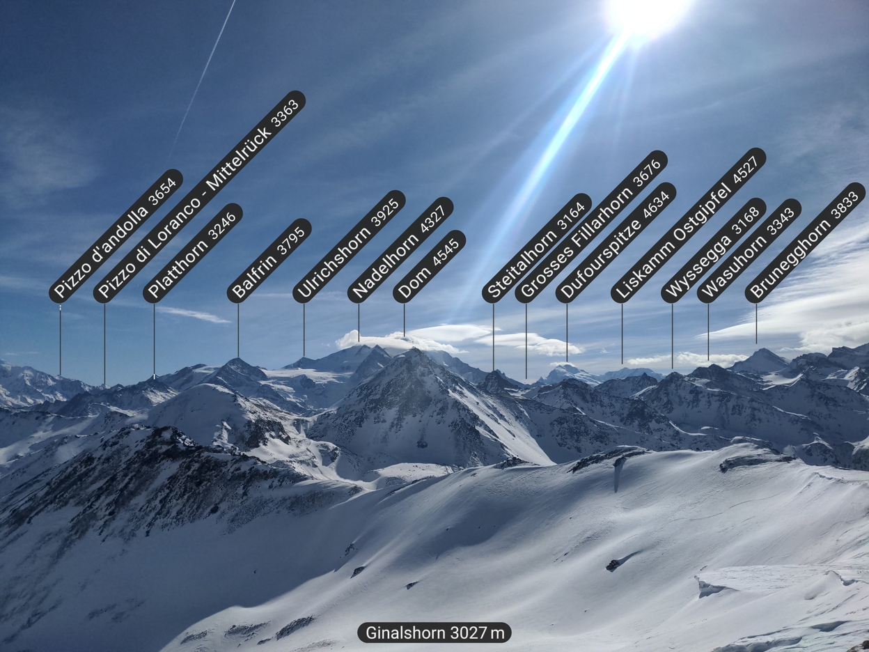 Bilder Unterbächd allis Schweiz Ginalshorn